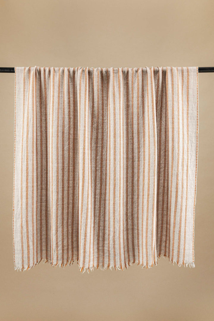 Wool Blanket No 75, terracotta