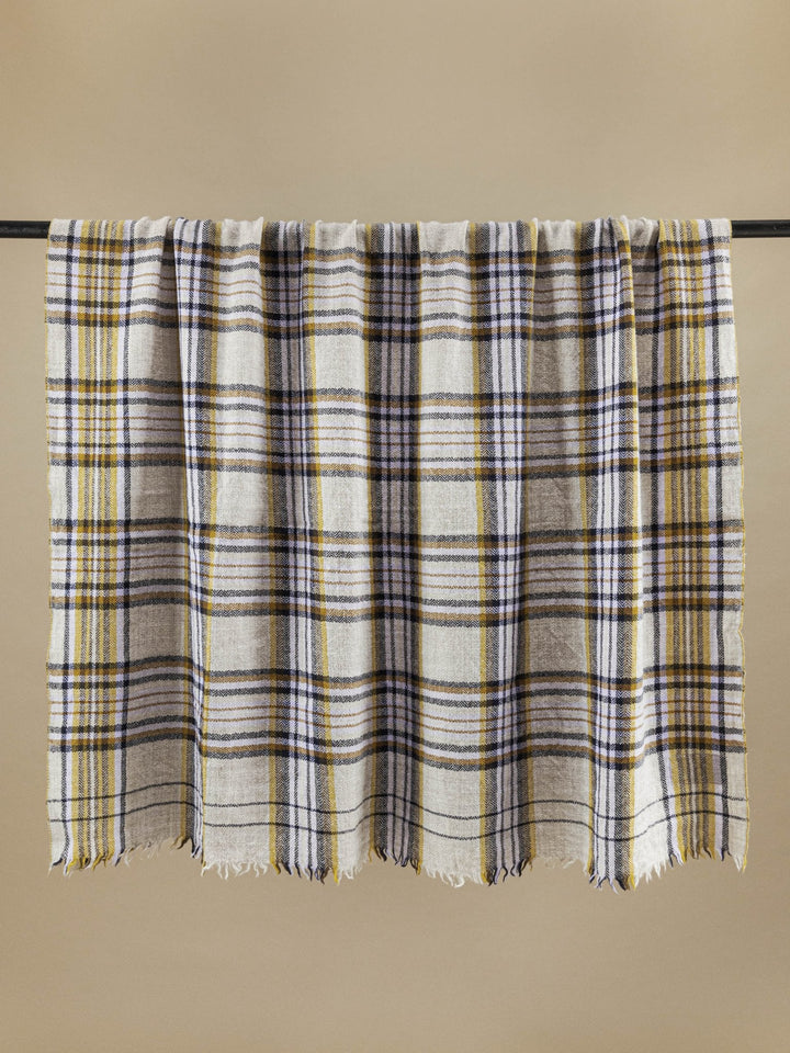 Plaid Laine No. 78, natural