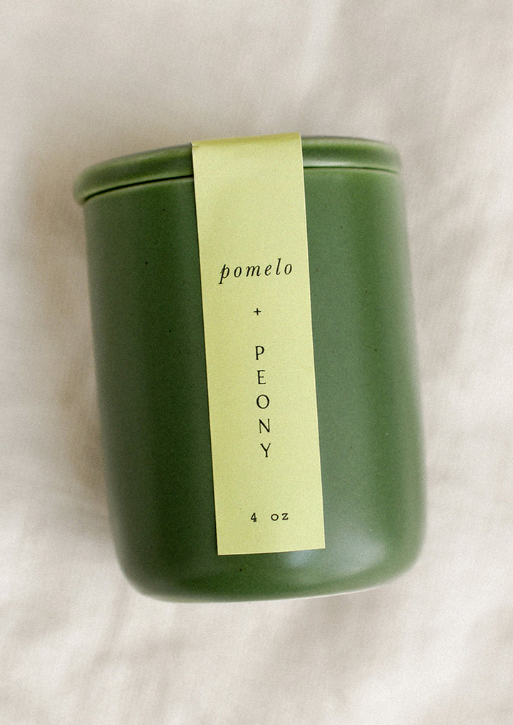 MINI BOTANIST CANDLE, pomelo & peony