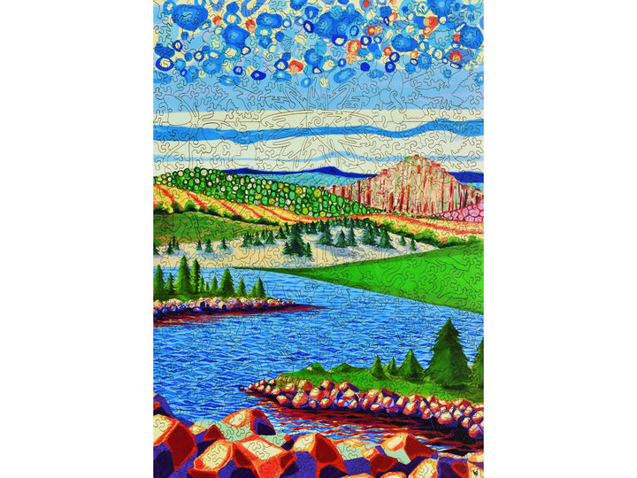 River Particles Puzzle