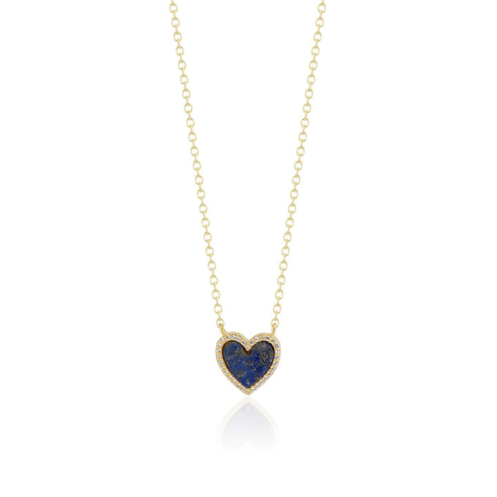 Small Lapis Lazuli heart Necklace