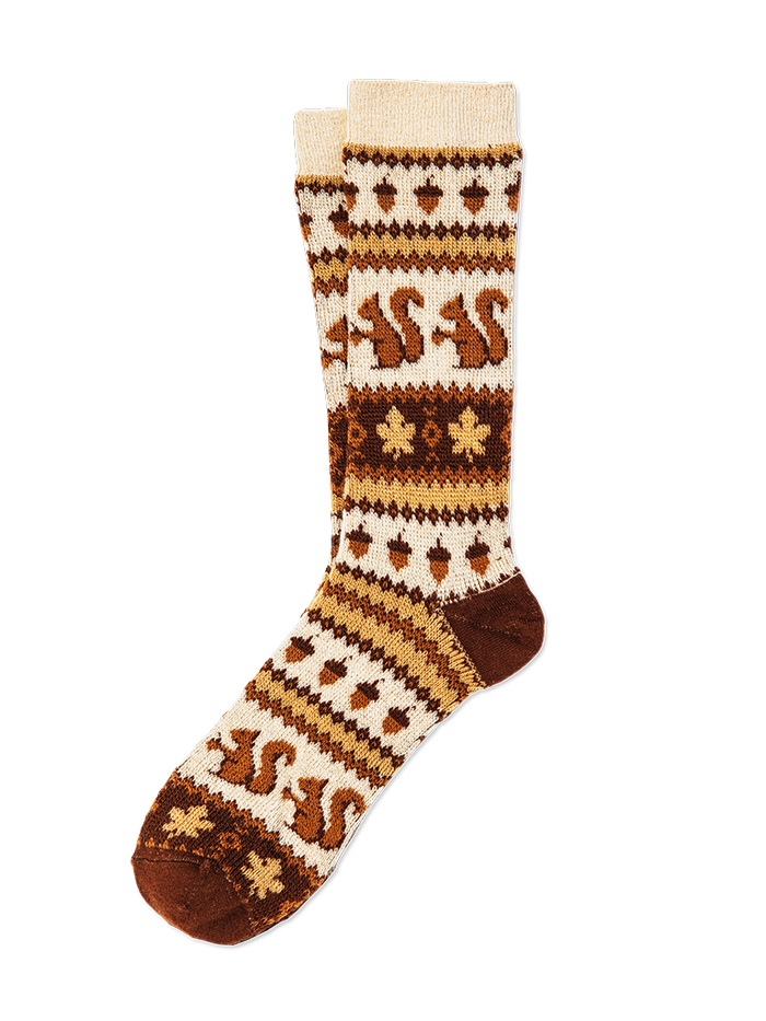The Woodland Squirrel Socks
