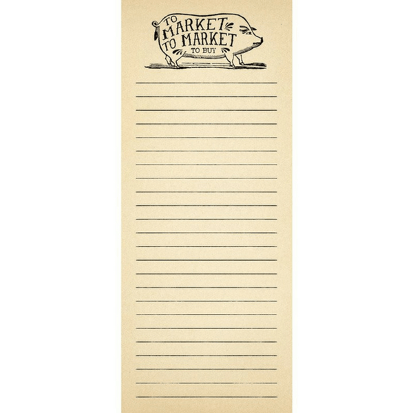 To Market To Market Skinny Notepad