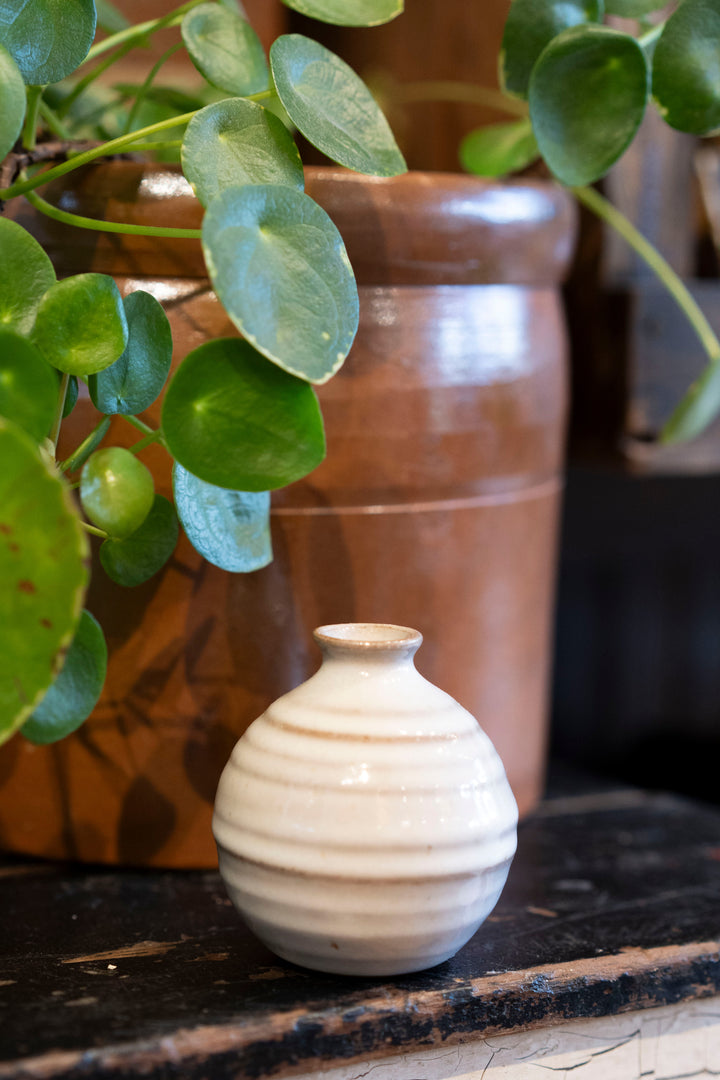 LWP Round Bud Vase, white