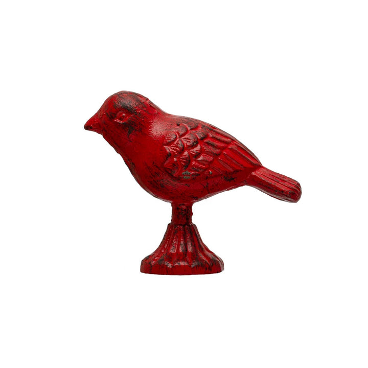 cast iron red bird