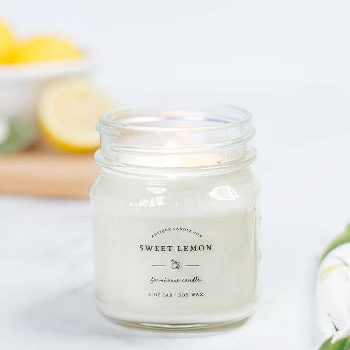 Sweet Lemon 8 oz candle