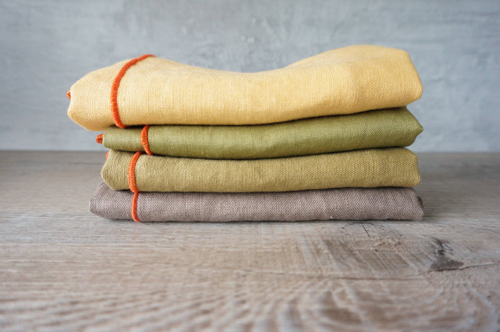 Curated 100% Linen Cloth Napkins - Meadow Mix (Set of 4)