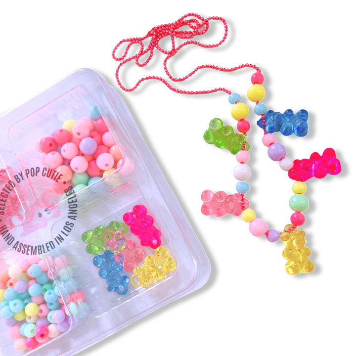 Deluxe Pop Cutie Gummy Bear Necklace DIY Box Small Craft
