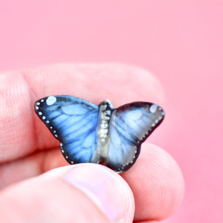 Blue Butterfly Necklace