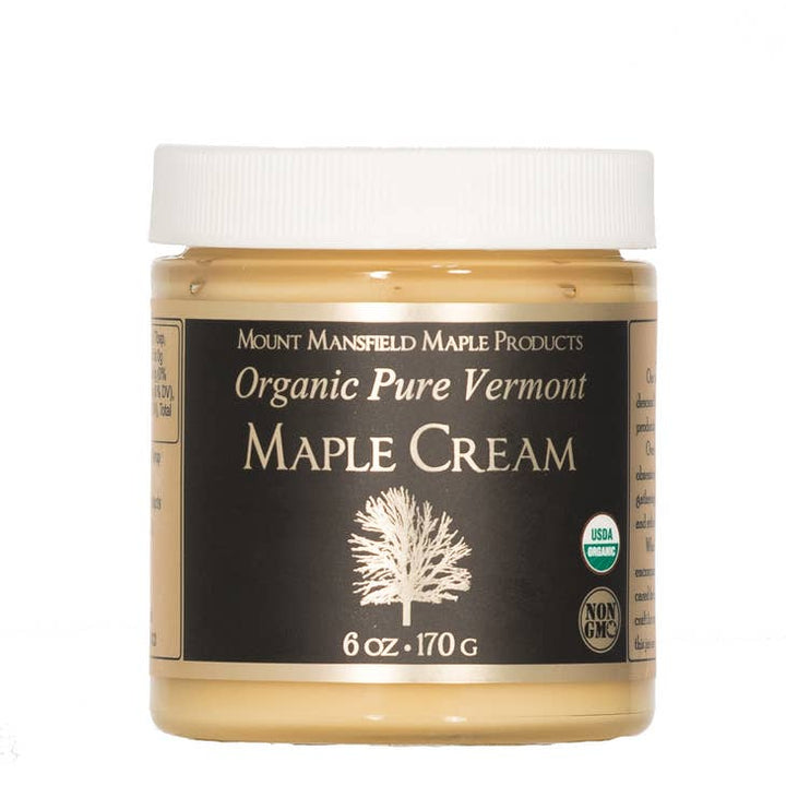 Organic Pure Vermont Maple Cream Jar, 6 oz.