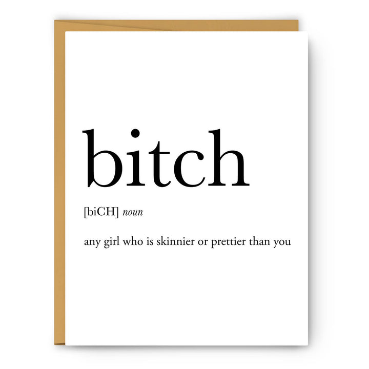Bitch Definition - Everyday Card