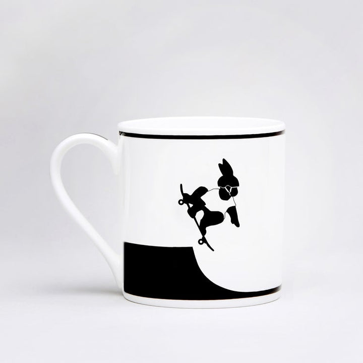 Skateboarding Rabbit Mug