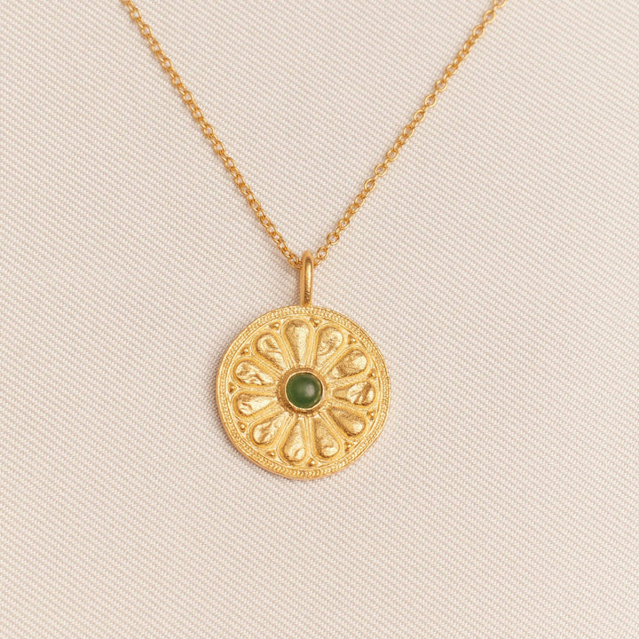 Constantina Verde Necklace | Jewelry Gold Gift Waterproof