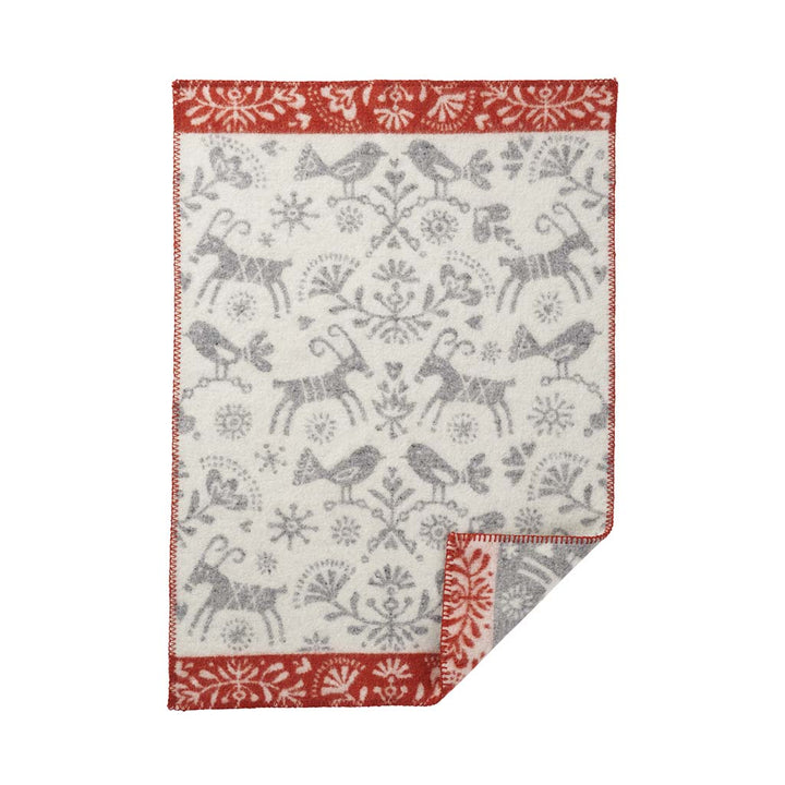 Joy Baby Woven Wool Blanket, 65 x 90, white