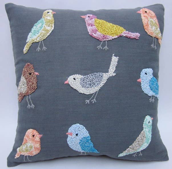 Embroidered Knotty Birds 16