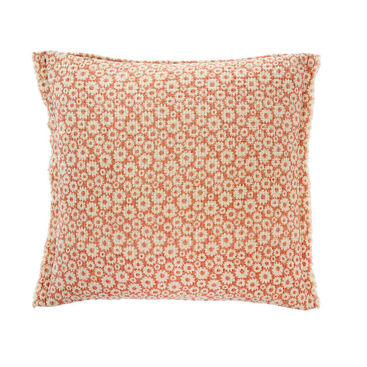 Ditsy Pillow, coral, 20 x 20
