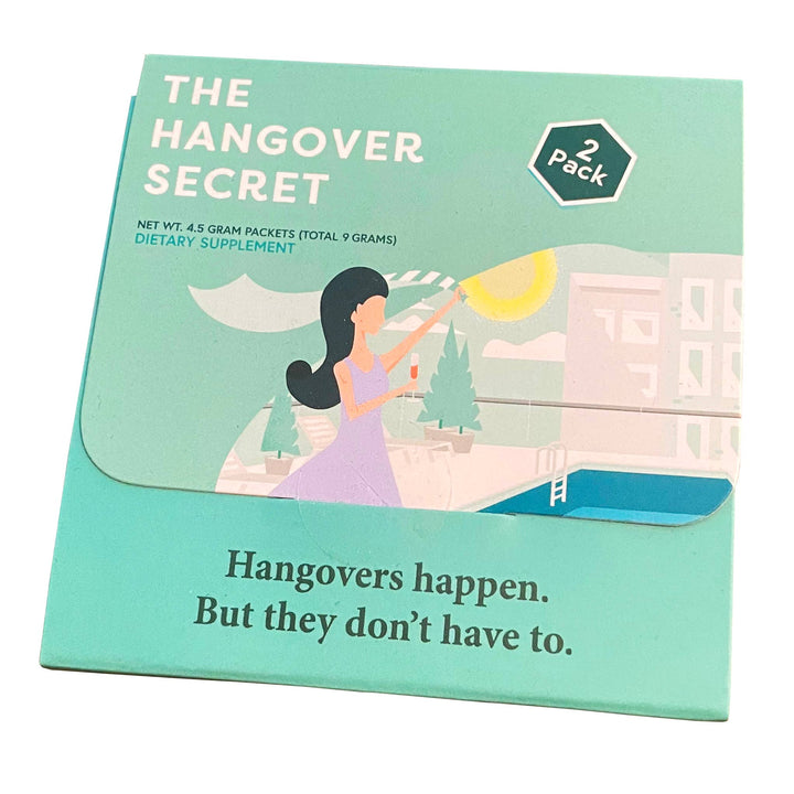 Hangover Secret - 2 Packs - Hydration Drink + Vitamin Detox