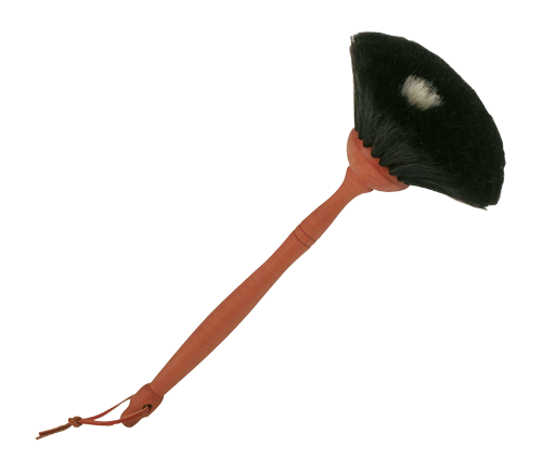 Dust Brush, pear wood, black