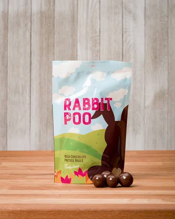Rabbit Poo (milk chocolate pretzel balls)