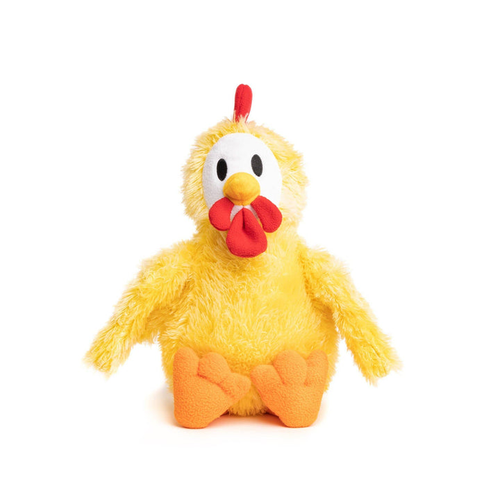 Fluffy Chicken Plush Dog Toy