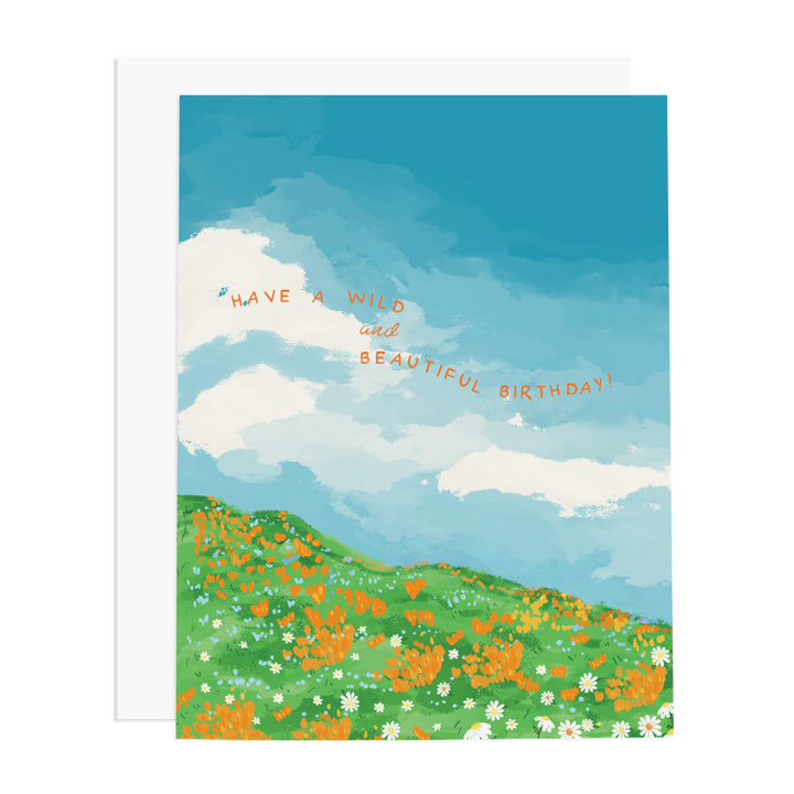 Wild and a Beautiful Birthday Greeting Card