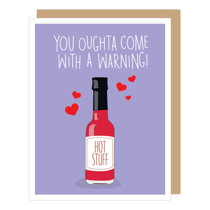 Hot Sauce Valentine's Day Card
