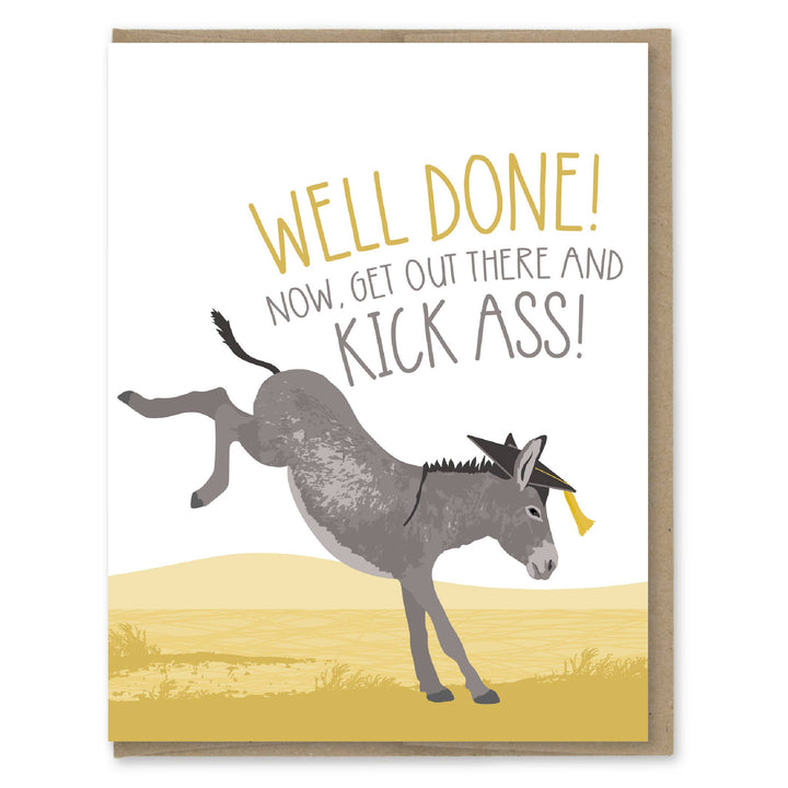 Kick Ass Graduation Card