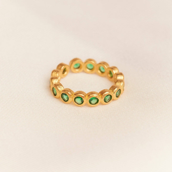 Amélia Green Ring | Jewelry Gold Gift Waterproof