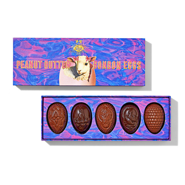 Chocolate Novelty, Assorted Peanut Butter Eggs, 5 pieces