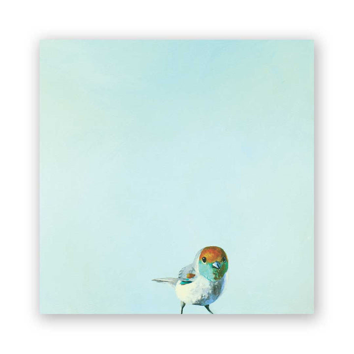 Joey Panel Wings on Wood, 8 x 8