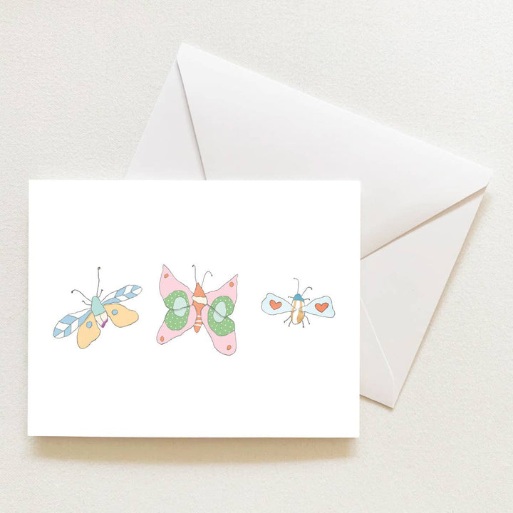 Butterflies Sleeved Note Card