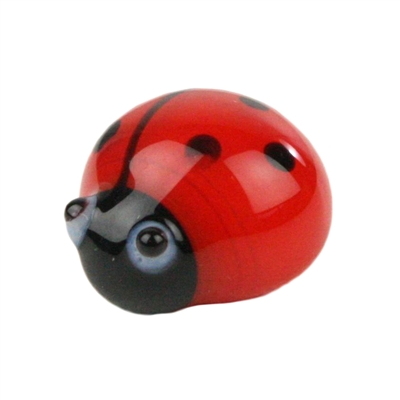 HomArt - Glass Ladybug - Red-Black