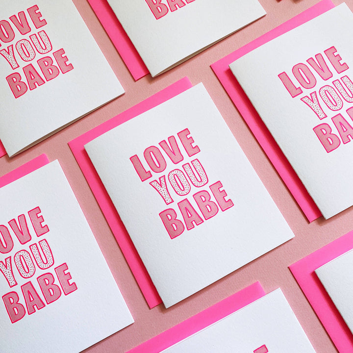 LOVE YOU BABE  - love Harry Styles way, greeting card