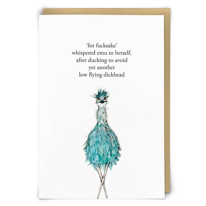 Emu Greeting Card