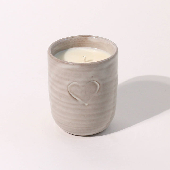 Handcrafted Ceramic Cup & Soy Candle Sweater Weather Blend