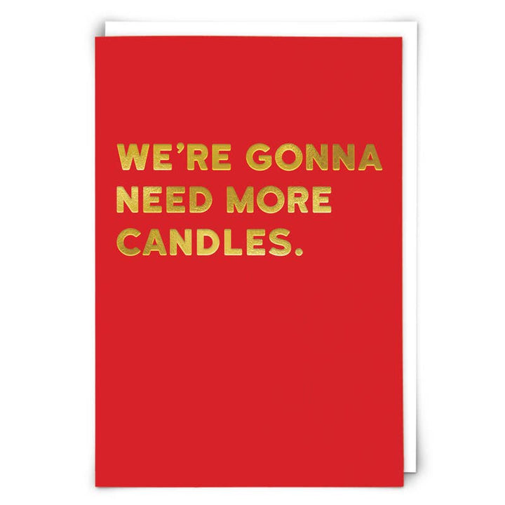 Redback Cards - More Candles Birthday Card