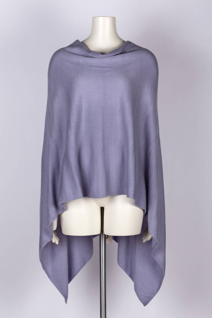 Cashmere Poncho Lavender