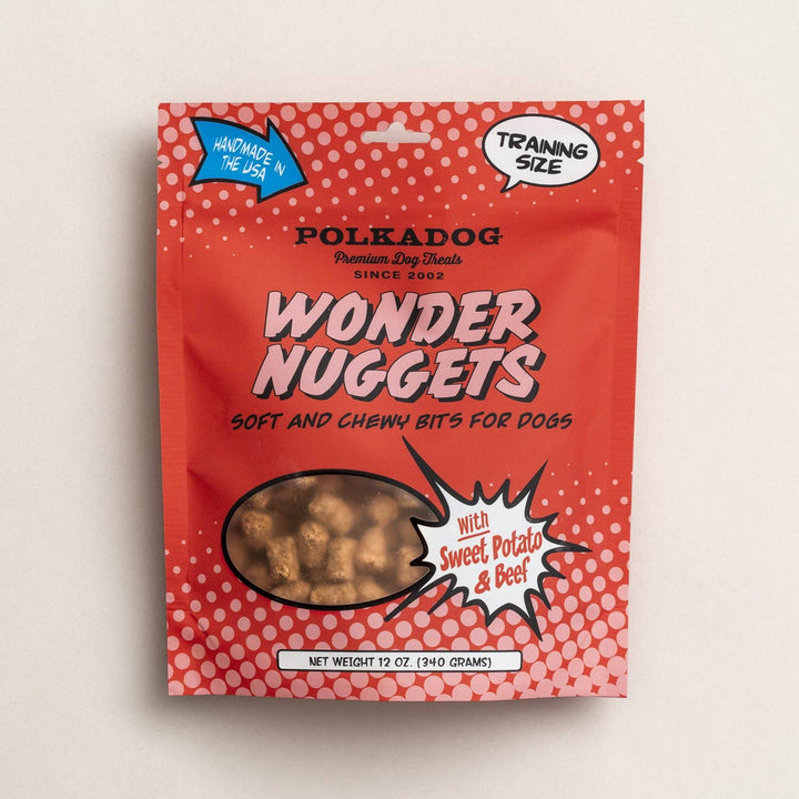 Polkadog Pouch: Wonder Nuggets, Sweet Potato & Beef - 12oz
