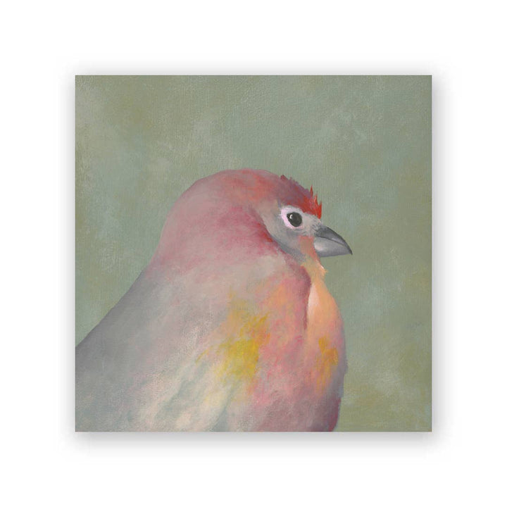 Fictional Finch Panel Wings on Wood 6 x 6