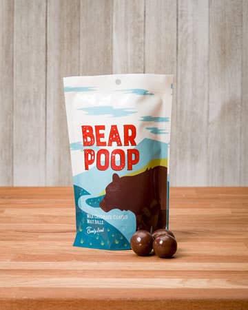 Bear Poop (chocolate covered malt balls)