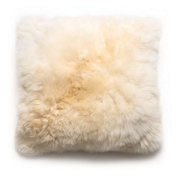 Alpaca Square Pillow, crema 20 x 20