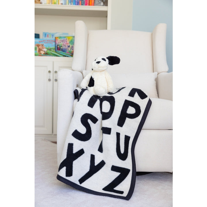 ChappyWrap, ABC Black & White Mini Blanket