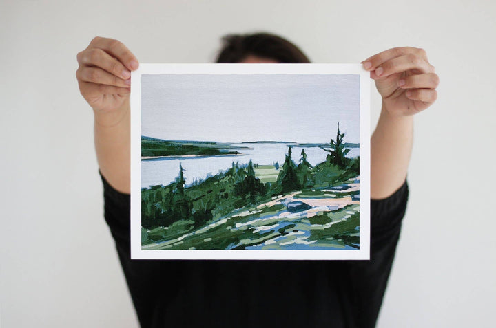 Sarah Madeira Day - Somes Sound Opening | 8x10 Print on Canvas