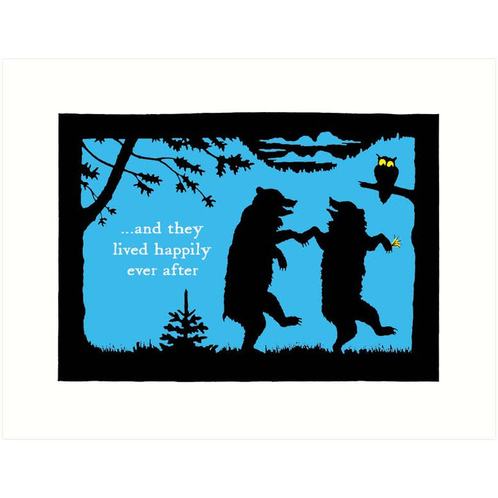 Bear Couple | Wedding Greeting Card: A2