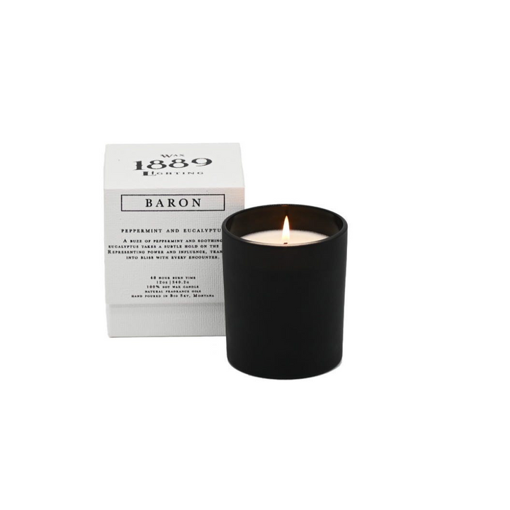 Baron Clarisse 12oz Candle (black container)
