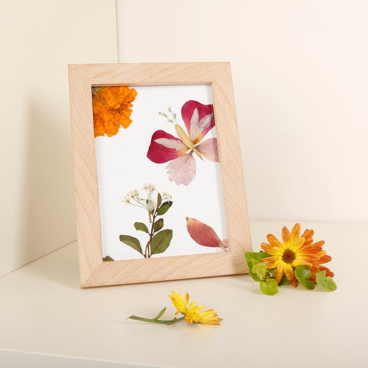Huckleberry Pressed Flower Frame Art, make your own