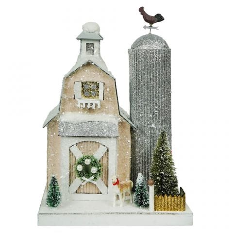 SPARKLY WINTER BARN