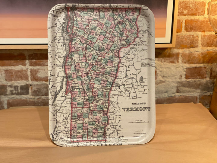 Colton's Vermont Map Tray