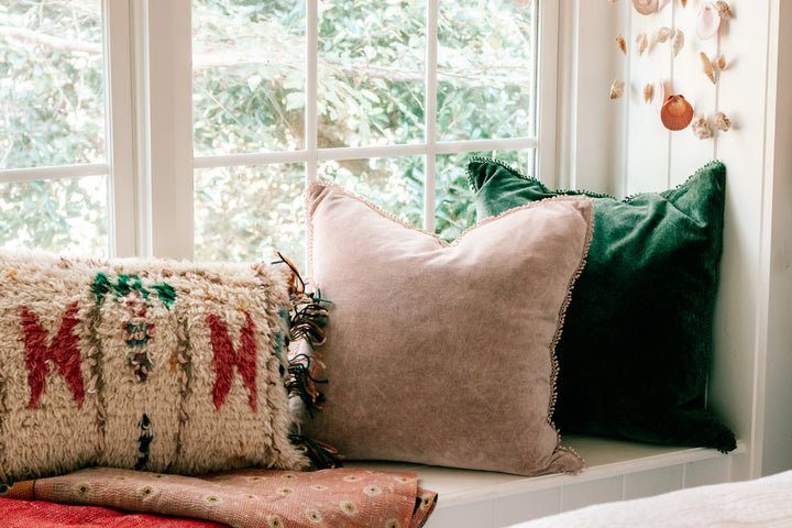 Sugarboo, Pine Velvet Pillow 22 x 22