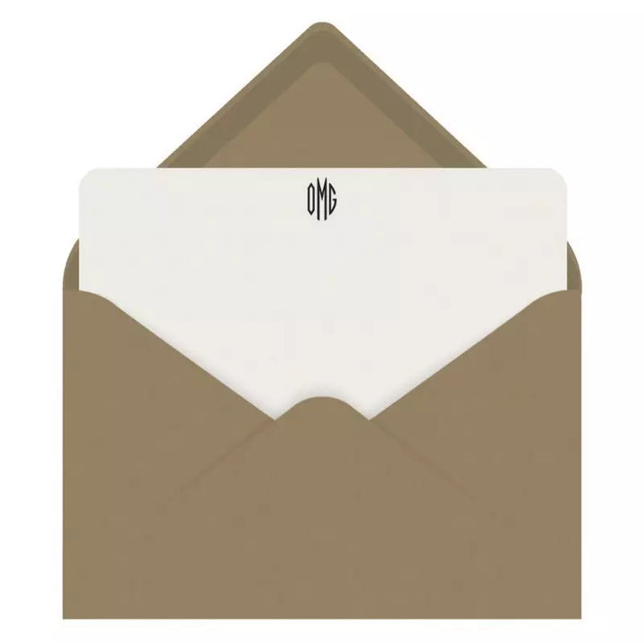 OMG Notecards Letterpress, Box of 8